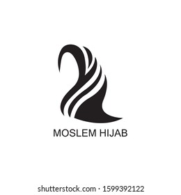 hijab Logo template vector illustration design