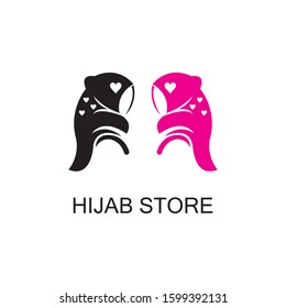 hijab Logo template vector illustration design