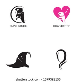 hijab Logo template vector illustration design
