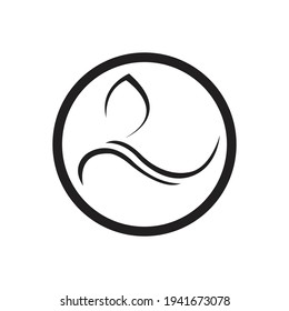 plantilla de diseño de ilustración de vector con logotipo hijab 