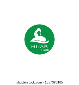 Hijab logo vector illutration template
