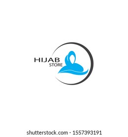 Hijab logo vector illutration template