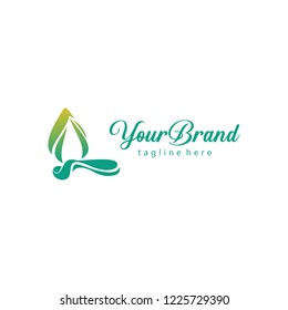 hijab mouslem logo vector ilustration