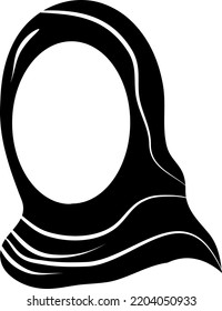 Hijab muslim graphic design template vector isolated.eps
