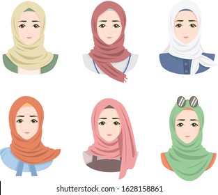 Hijab Cartoon Images Stock Photos Vectors Shutterstock