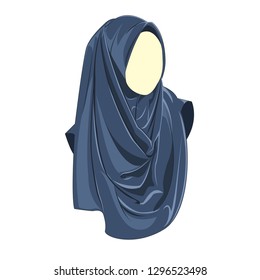 Hijab Muslimah Vector