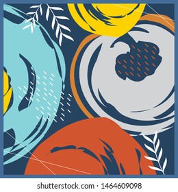 hijab pattern with bright color design