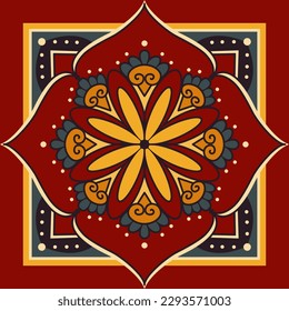 Hijab Pattern,Scarf.Illustration Design.For Print Fabric,Background,Wallpaper,Textile,Ceramic,Mosaic.