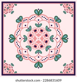 Hijab Pattern,Scarf.Vectors Illustration Design.For Print Fabric,Textile,Wallpaper,Background.
