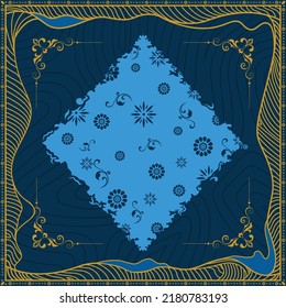 Hijab Scarf Pattern for Printing