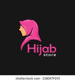 Hijab Store Logo Design Vector Stock Vector (royalty Free) 2180479193 