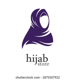 Hijab Store Logo Vector Template Stock Vector (Royalty Free) 1875507922 ...