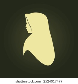 Hijab arte moderna surpreendente vetor abstrato ilustração colorido útil design.eps