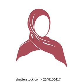 Hijab Vector Illustration. Islamic Girl. Muslim Women. Middle Eastern Woman In Hijab (traditional Muslim Cloth). Girl In Abaya (maxi Dress).  Resident Of Kuwait And Saudi Arabia, Qatar.