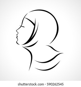 Hijab woman. Islam Hijab.
