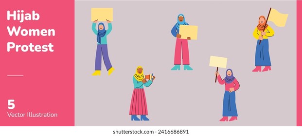 Hijab Women Protest Unity Activity