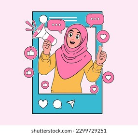 hijab women, social media influencers, content creators