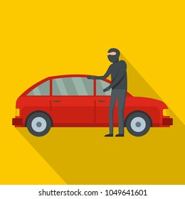 Hijacker icon. Flat illustration of hijacker vector icon for web