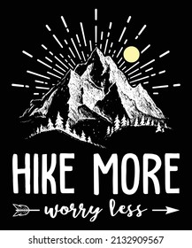 Wandern Sie noch ärgerlicher weniger T-Shirt
