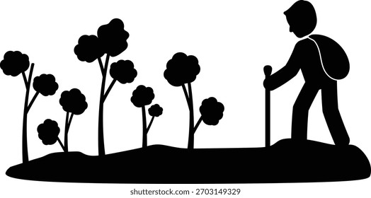 Árboles del parque de la caminata Selva de la planta del bosque 13062