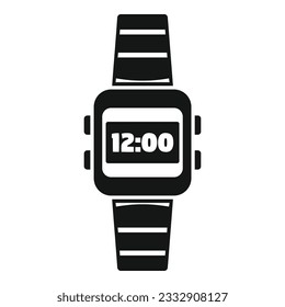 Hike smartwatch icon simple vector. Travel equipment. hiking adventure