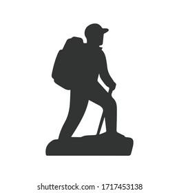 Hiker Icon Ion Vector File