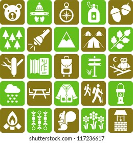 Hiker&Mountain icons