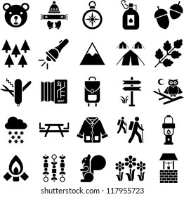 Hiker&Mountain Icons