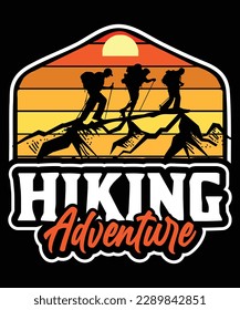 HIKING ADVENTURE Hiking t shirt design

See large preview
Delete
