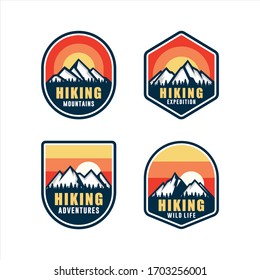 Hiking Adventure Wild Life logos