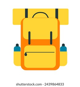 Ilustración vectorial de elemento de mochila de senderismo