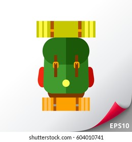 Hiking Backpack Icon