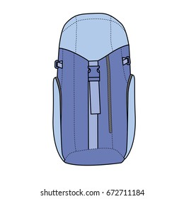 Hiking backpack for travel and mountain climbing
