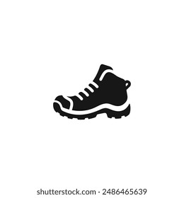 Hiking boot icon vector. EPS 10 editable vector