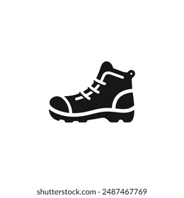 Hiking boot icon vector. EPS 10 editable vector