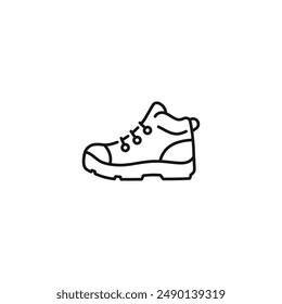 Hiking boot icon vector. EPS 10 editable vector