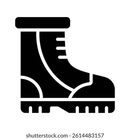 Hiking boot vector design in trendy style
