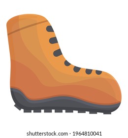 Hiking boots icon. Cartoon of Hiking boots vector icon for web design isolated on white background