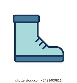 hiking boots icon symbol vector template