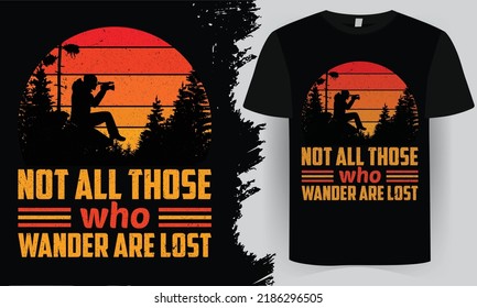 hiking. fashion slogan, badge, label clothing, jeans, or other printing t shirt design