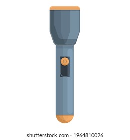 Hiking flashlight icon. Cartoon of Hiking flashlight vector icon for web design isolated on white background