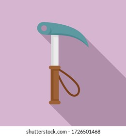 Hiking Ice Pick Icon. Flat Illustration Of Hiking Ice Pick Vector Icon For Web Design