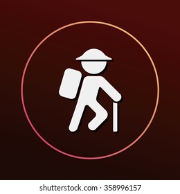 hiking icon