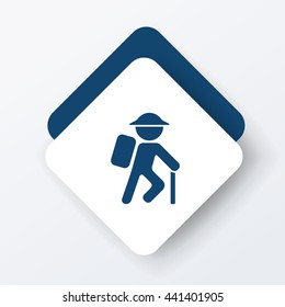 hiking icon