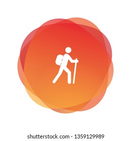 HIKING ICON CONCEPT