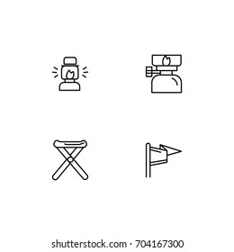 Hiking Icon Line