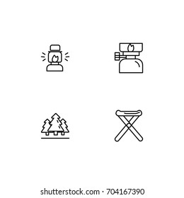 Hiking Icon Line