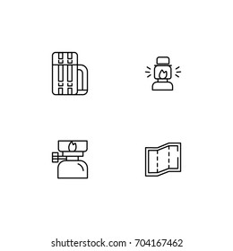 Hiking Icon Line