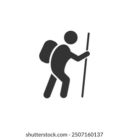 Hiking Icon Vector. Hike Icon.