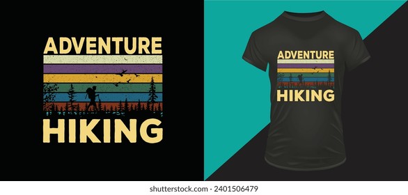 Hiking is indeed a wonderful outdoor activity that allows individuals T-shirt Decign  svg